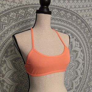 JOYLYN The Ryan Papaya Swim BIKINI Tie Back Top